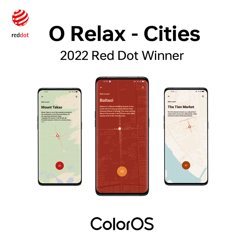 O Relax-Cities -2022 Red Dot Winner