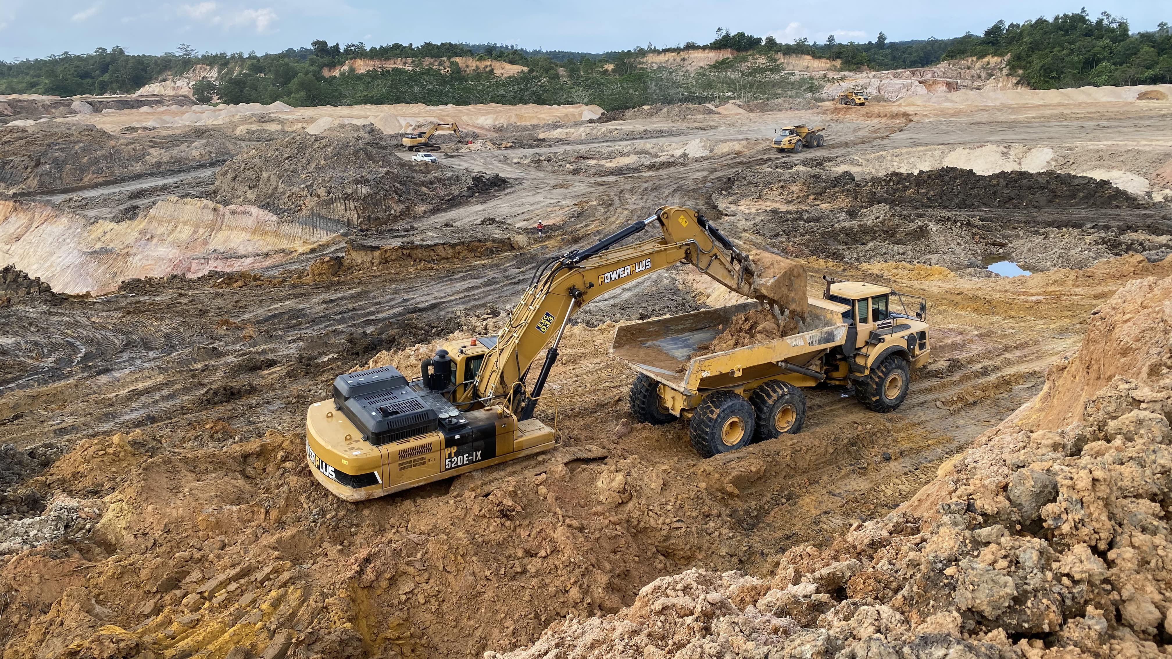 Powerplus Excavators are robust equipment used for mining operations globally.