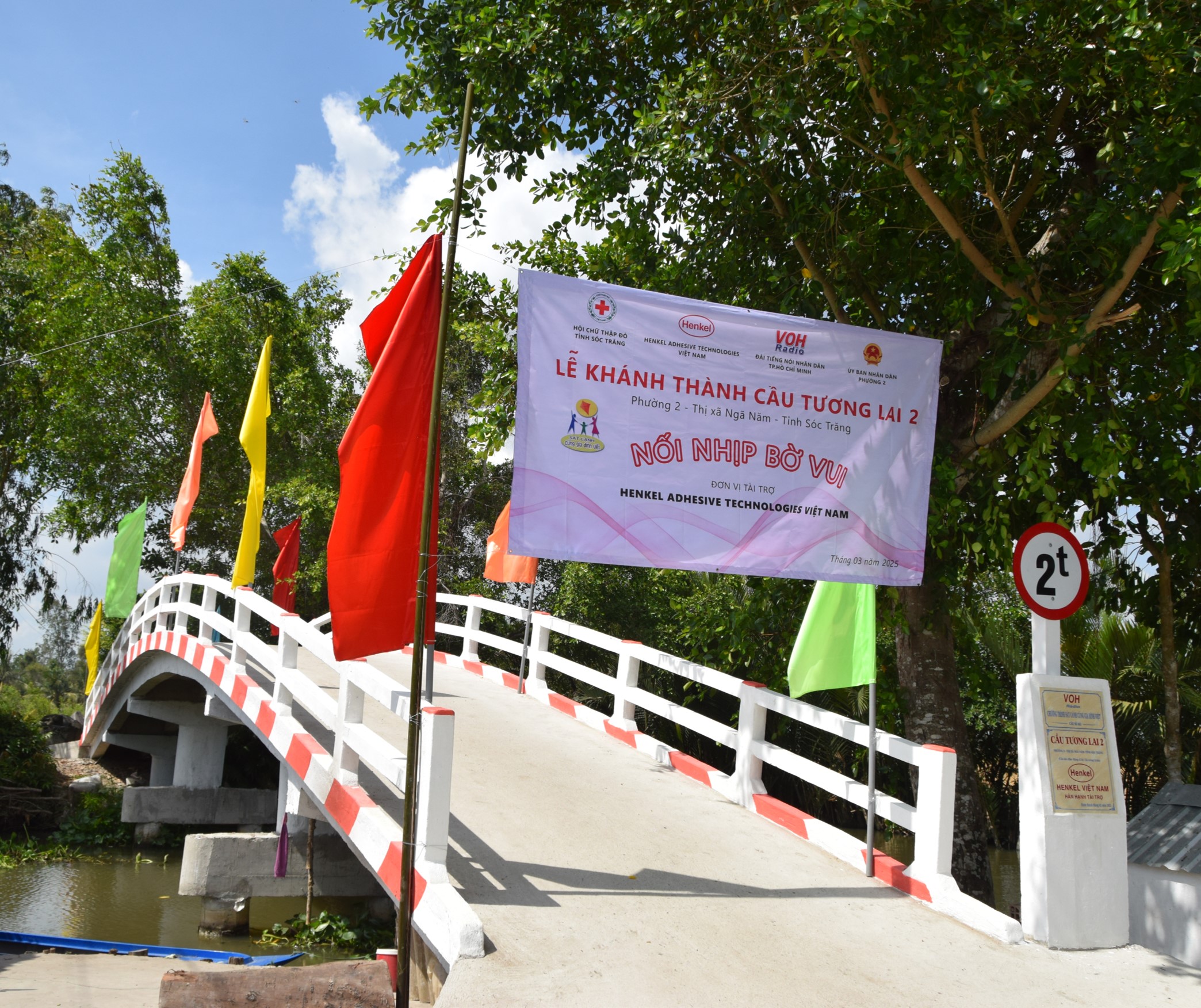 The new bridge will improve accessibility for approximately 800 households in Soc Trang province.