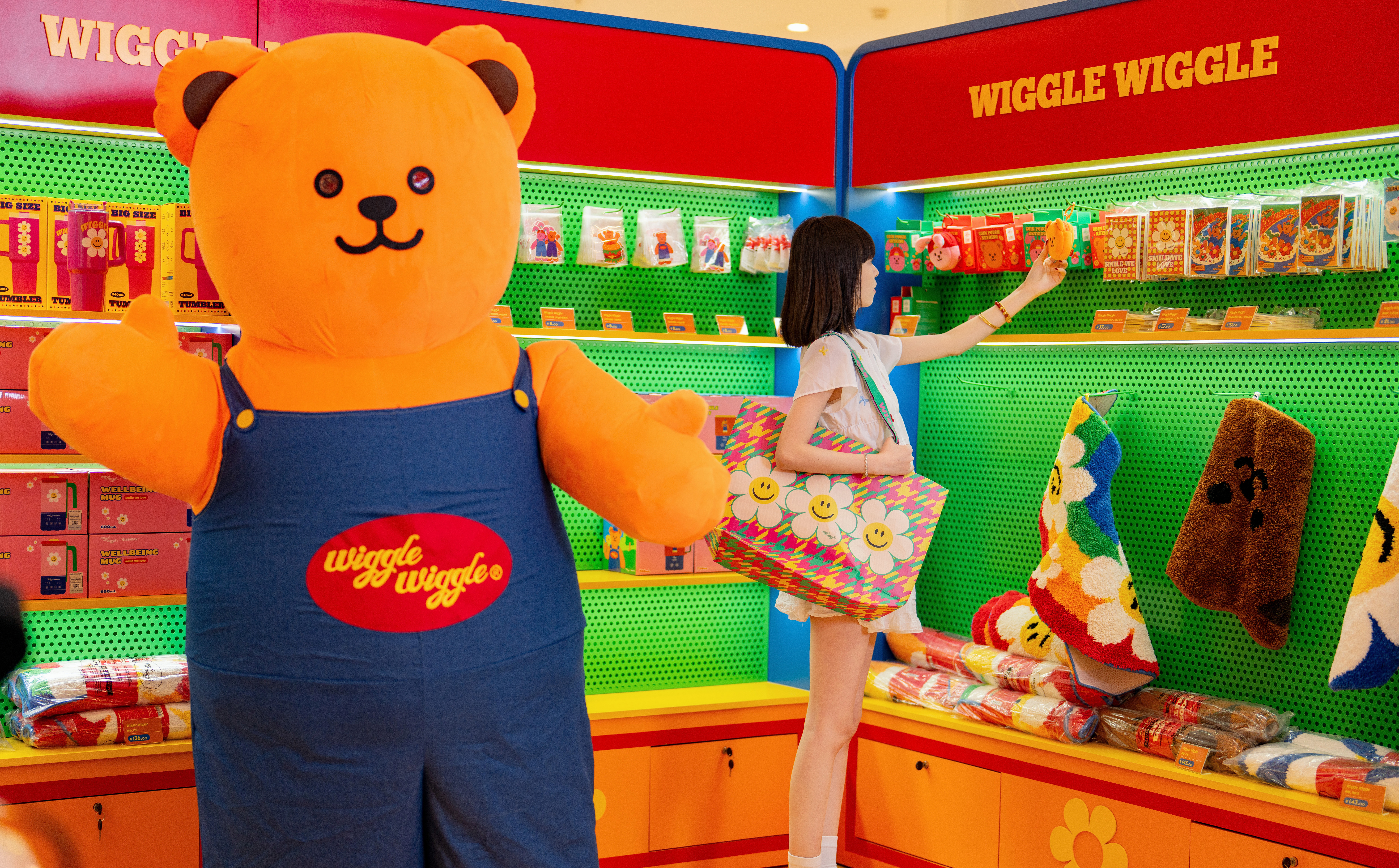 Exclusive collectibles and merchandise are available at each pop-up store